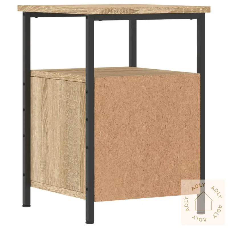 Nattbord Sonoma Eik 34X35,5X50 Cm Konstruert Tre