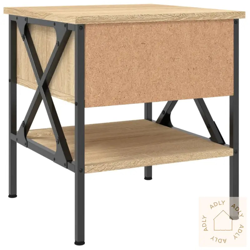 Nattbord 2 Stk Sonoma Eik 40X42X45 Cm Konstruert Tre