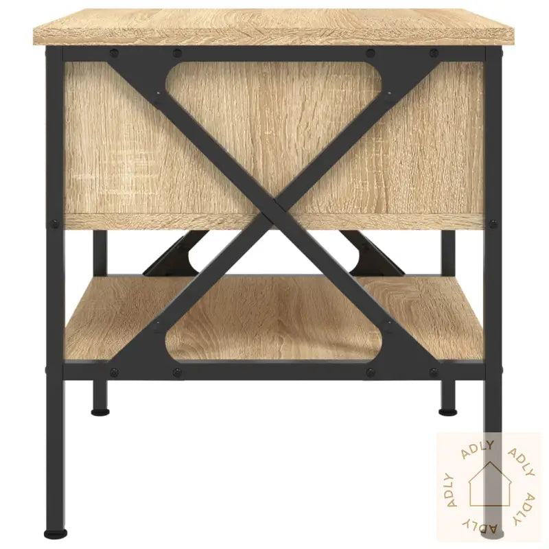 Nattbord 2 Stk Sonoma Eik 40X42X45 Cm Konstruert Tre