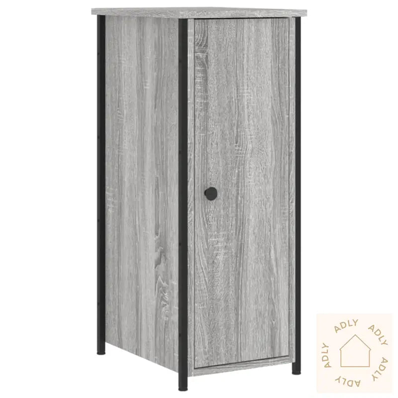 Nattbord 2 Stk Grå Sonoma 32X42X80 Cm Konstruert Tre