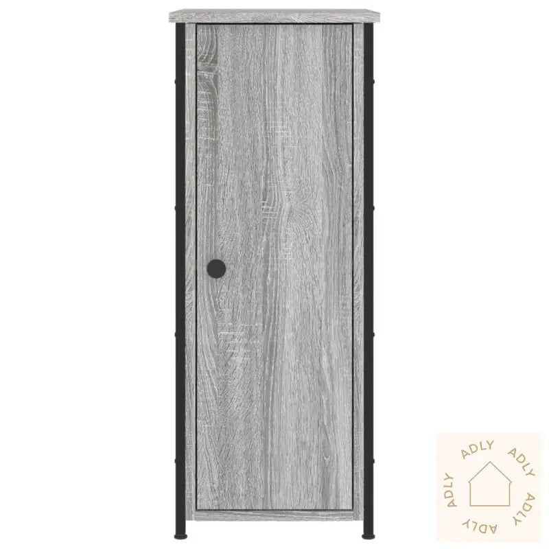 Nattbord 2 Stk Grå Sonoma 32X42X80 Cm Konstruert Tre