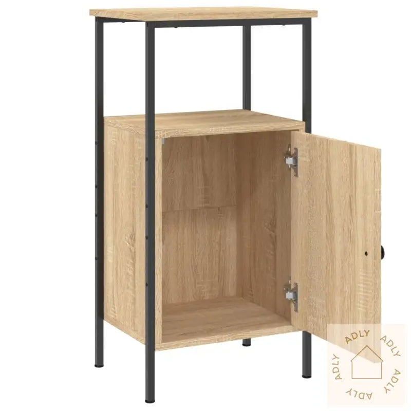 Nattbord 2 Stk Sonoma Eik 41X31X80 Cm Konstruert Tre