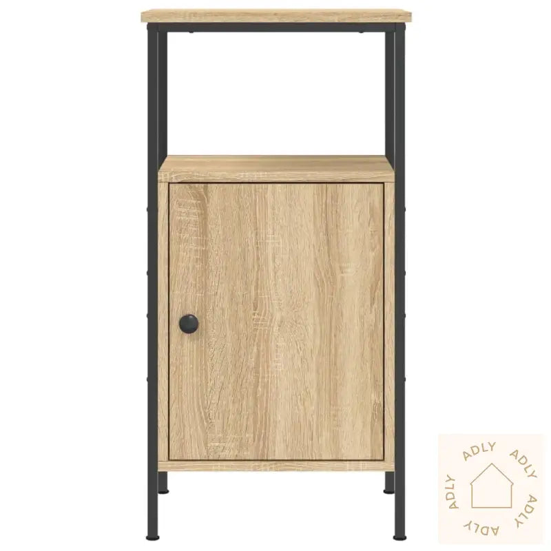 Nattbord 2 Stk Sonoma Eik 41X31X80 Cm Konstruert Tre