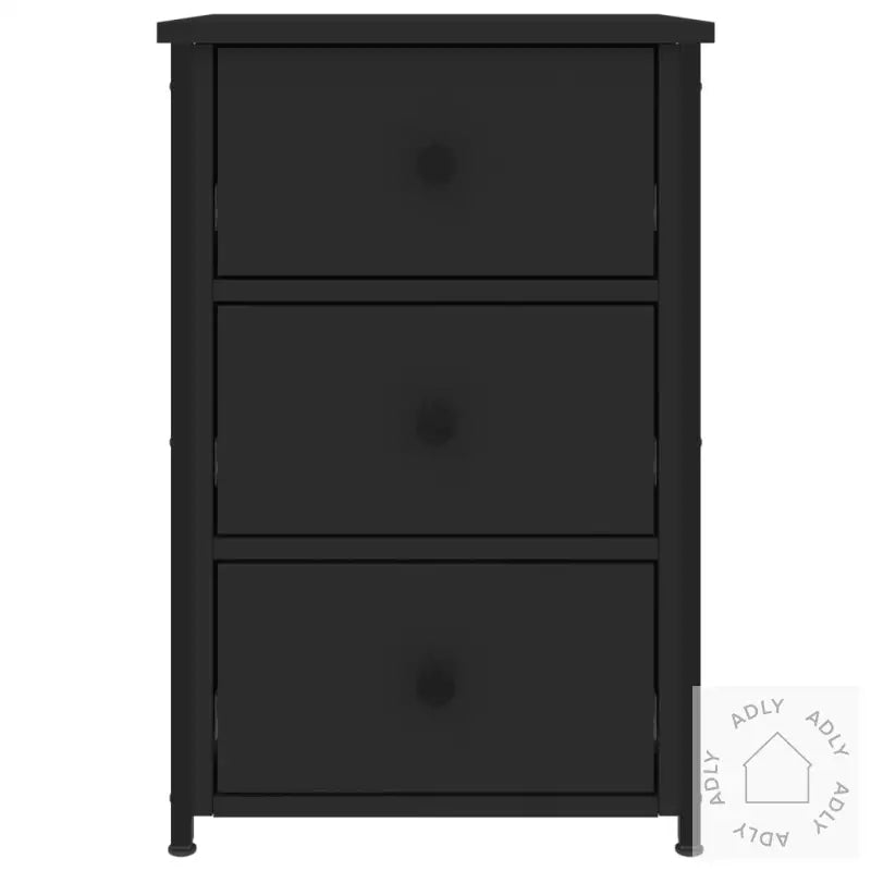 Nattbord 2 Stk Svart 40X36X60 Cm Konstruert Tre