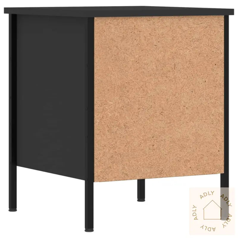 Nattbord 2 Stk Svart 40X42X50 Cm Konstruert Tre