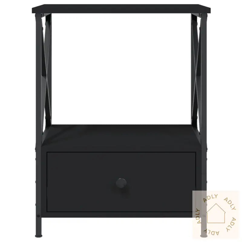 Nattbord 2 Stk Svart 50X41X65 Cm Konstruert Tre