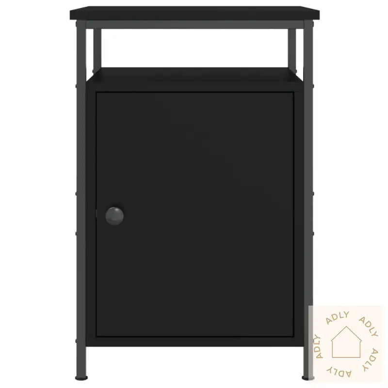 Nattbord 2 Stk Svart 40X42X60 Cm Konstruert Tre