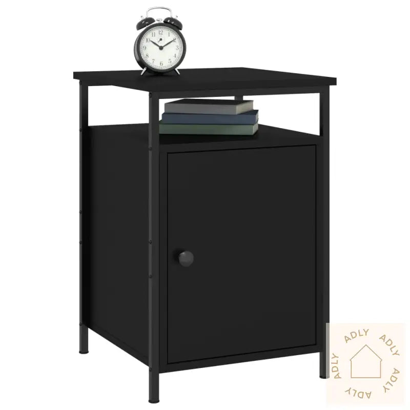 Nattbord 2 Stk Svart 40X42X60 Cm Konstruert Tre
