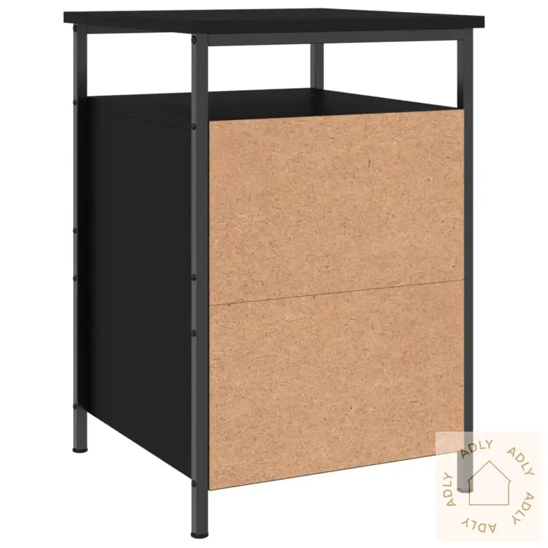 Nattbord 2 Stk Svart 40X42X60 Cm Konstruert Tre