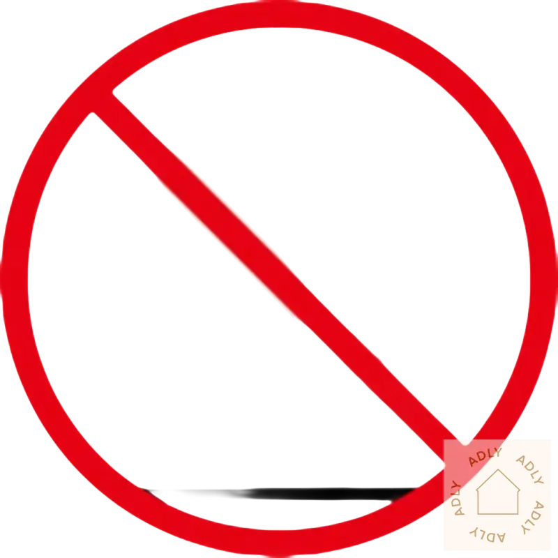 Advarselsone for å forhindre at Nattbord i artisan eik med justerbare føtter velter, relevant for hagemøbler