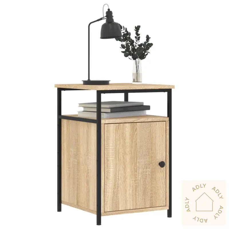 Nattbord Sonoma Eik 40X42X60 Cm Konstruert Tre