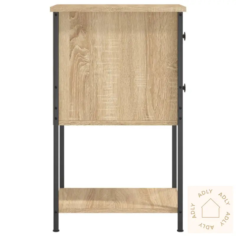Nattbord 2 Stk Sonoma Eik 32X42X70 Cm Konstruert Tre