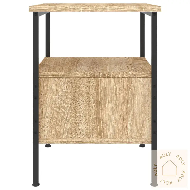 Nattbord 2 Stk Sonoma Eik 34X36X50 Cm Konstruert Tre