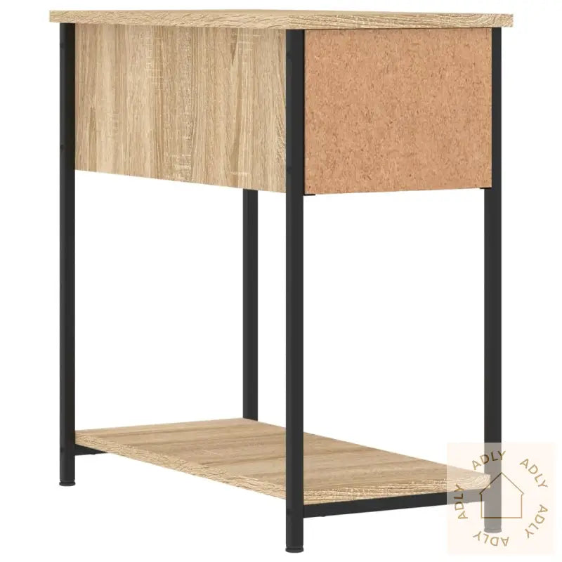 Nattbord 2 Stk Sonoma Eik 30X60X60 Cm Konstruert Tre