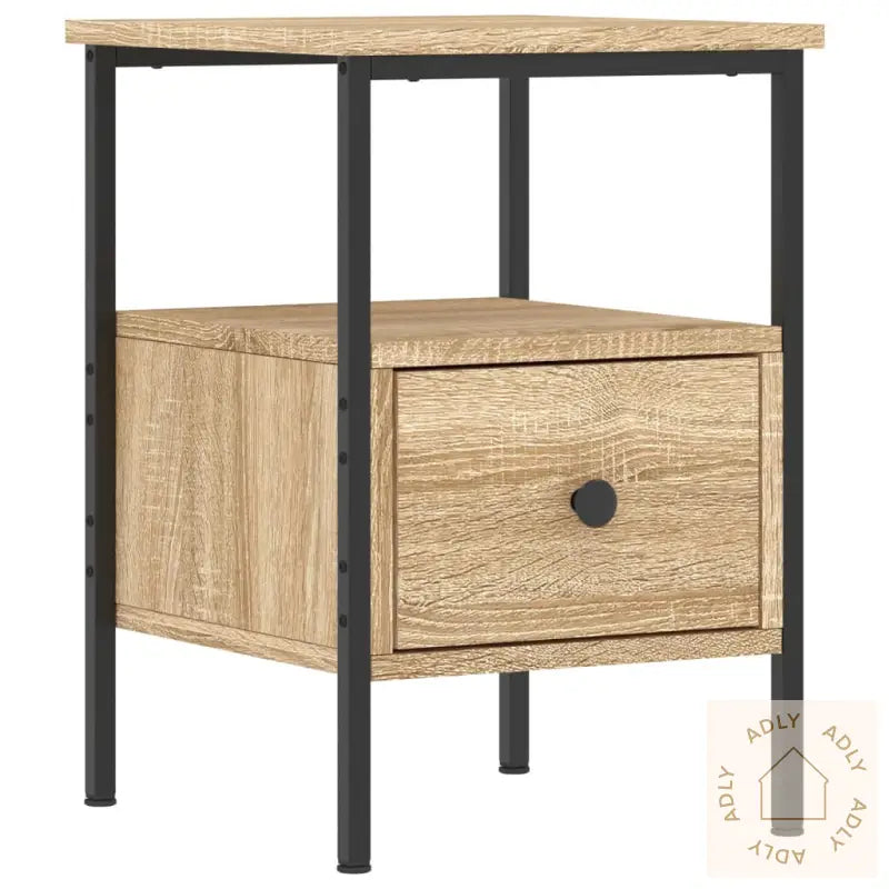 Nattbord 2 Stk Sonoma Eik 34X36X50 Cm Konstruert Tre