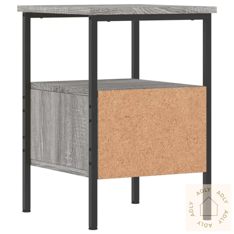 Nattbord Grå Sonoma 34X36X50 Cm Konstruert Tre