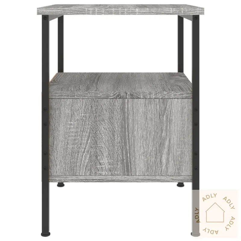 Nattbord Grå Sonoma 34X36X50 Cm Konstruert Tre