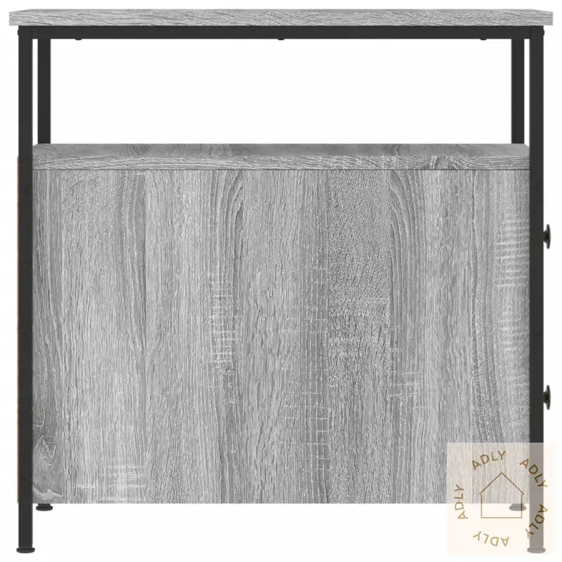 Nattbord Grå Sonoma 30X60X60 Cm Konstruert Tre