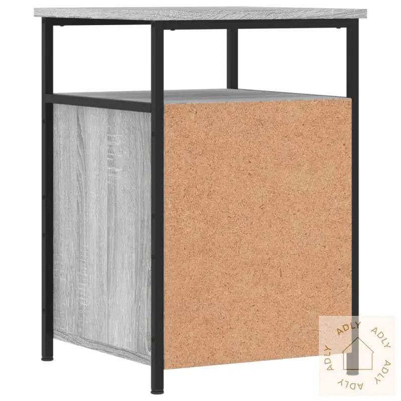 Nattbord 2 Stk Grå Sonoma 40X42X60 Cm Konstruert Tre