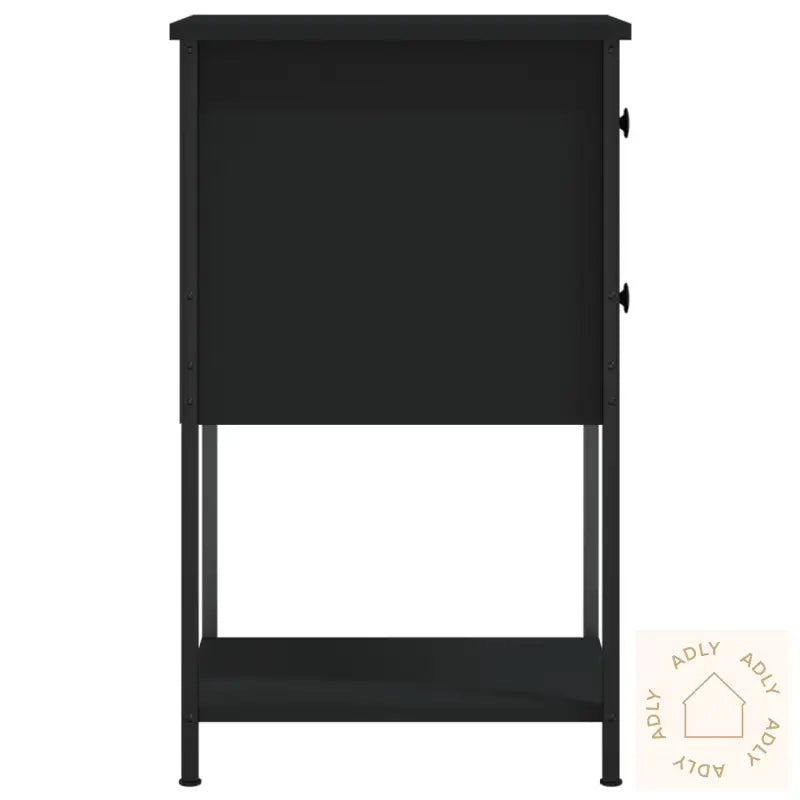Nattbord 2 Stk Svart 32X42X70 Cm Konstruert Tre
