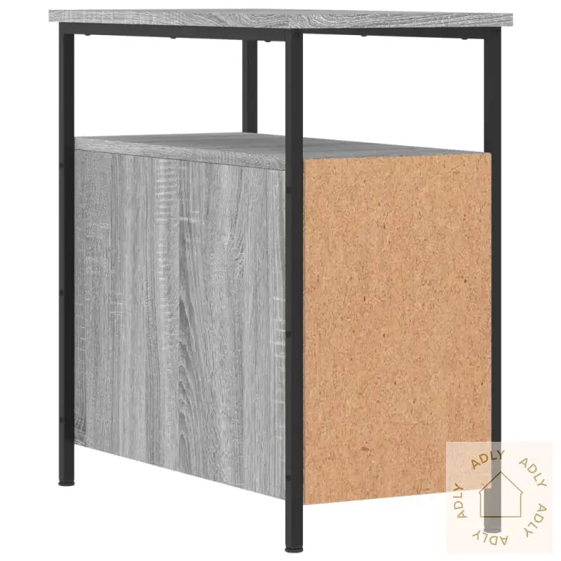 Nattbord Grå Sonoma 30X60X60 Cm Konstruert Tre