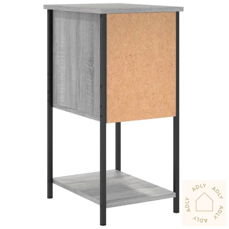 Nattbord Grå Sonoma 32X42X70 Cm Konstruert Tre