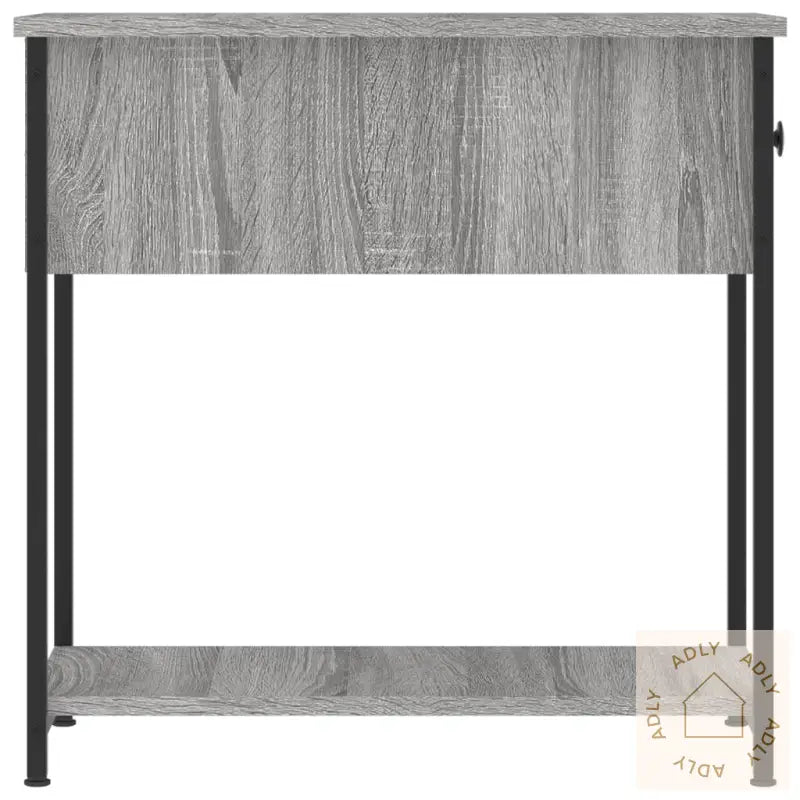 Nattbord Grå Sonoma 30X60X60 Cm Konstruert Tre