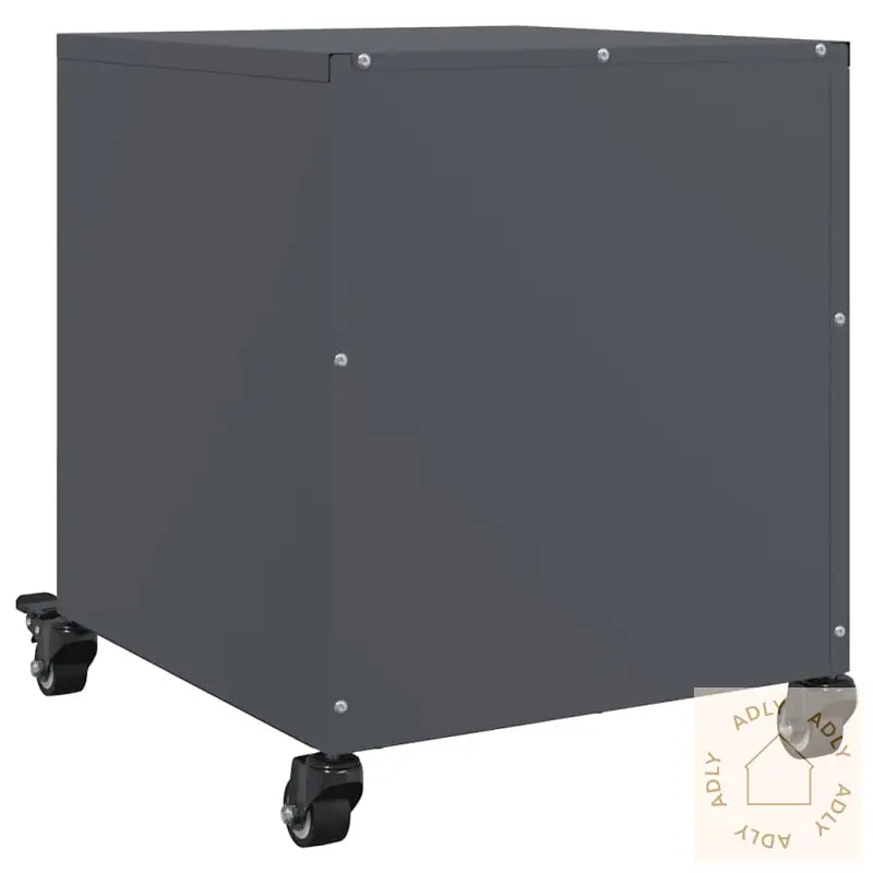 Nattbord 2 Stk Antrasitt 36X39X43,5 Cm Stål