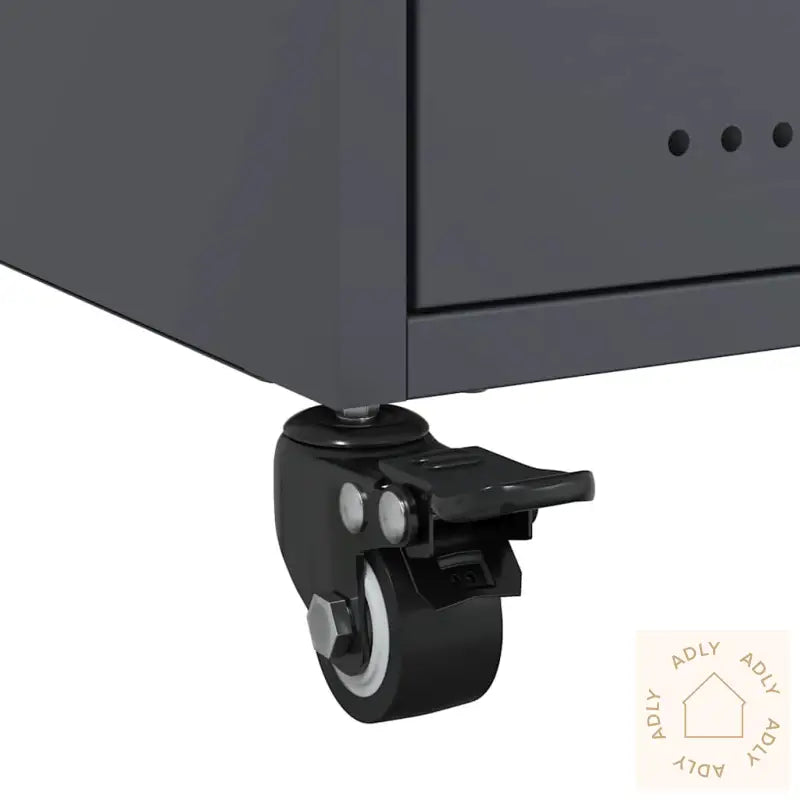 Nattbord 2 Stk Antrasitt 36X39X43,5 Cm Stål