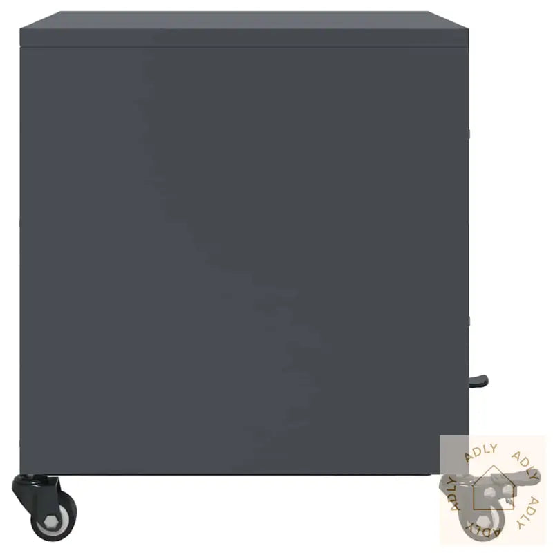 Nattbord 2 Stk Antrasitt 36X39X43,5 Cm Stål