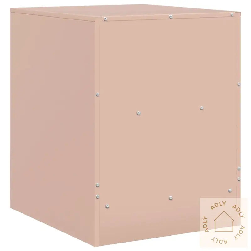 Nattbord Rosa 34,5X39X44 Cm Stål