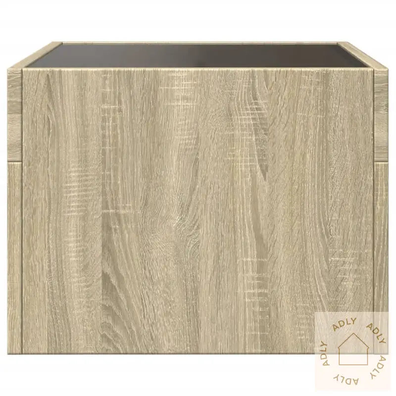 Salongbord Med Infinity Led Sonoma Eik 40X40X30 Cm