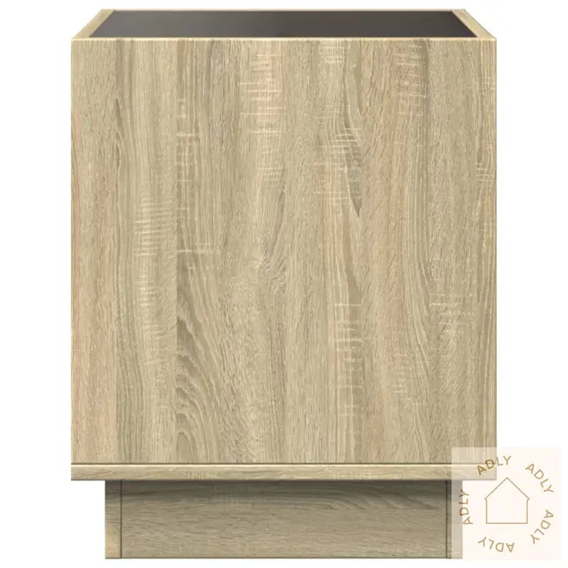 Salongbord Med Infinity Led Sonoma Eik 50X50X50 Cm
