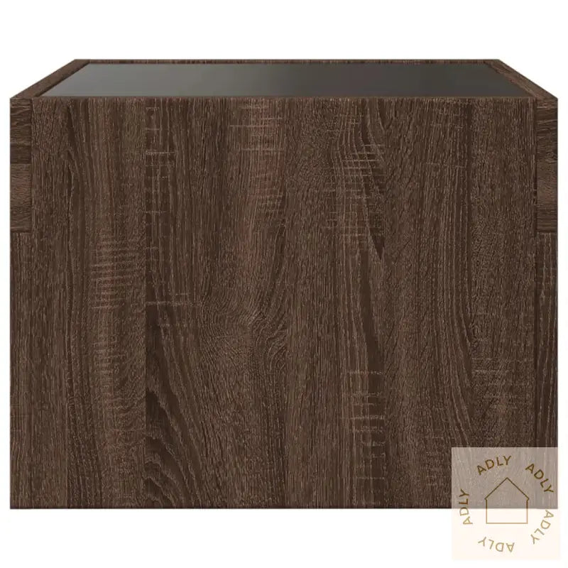 Salongbord Med Infinity Led Brun 40X40X30 Cm