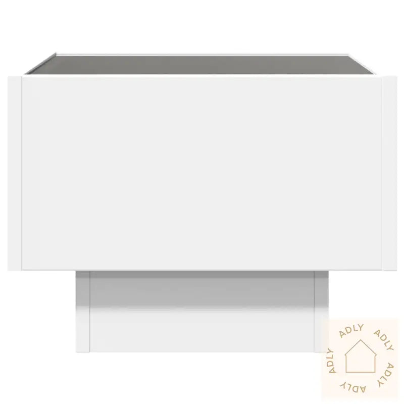 Salongbord Med Infinity Led Hvit 40X40X30 Cm