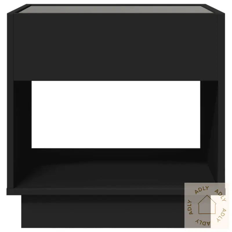 Salongbord Med Infinity Led Svart 50X50X50 Cm