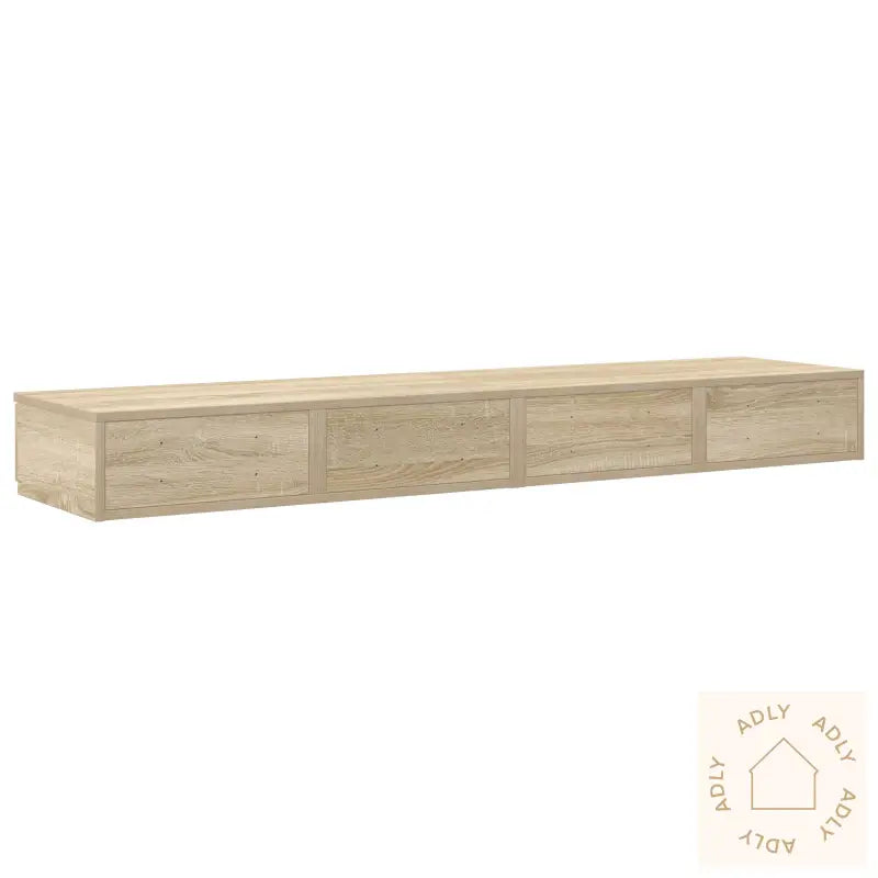 Seng Skuffer Sonoma Eik 150X36,5X16,5 Cm Konstruert Tre