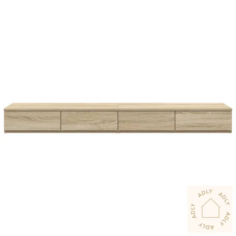 Seng Skuffer Sonoma Eik 150X36,5X16,5 Cm Konstruert Tre