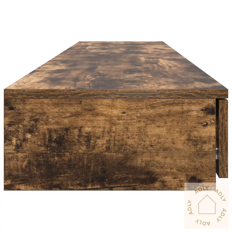 Nattbord I Røkt Eik - 180X36.5X16.5 Cm - Laget Av Konstruert Tre