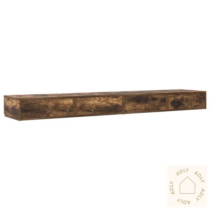 Nattbord I Røkt Eik - 180X36.5X16.5 Cm - Laget Av Konstruert Tre