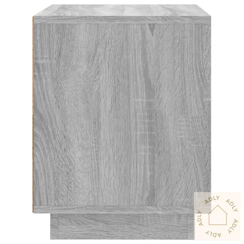 Nattbord 2 Stk Grå Sonoma 44X35X45 Cm Konstruert Tre