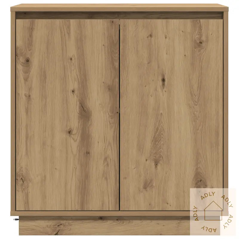 Skap Med Led, I Artisan Eik, 71X34,5X75 Cm, Laget Av Konstruert Tre