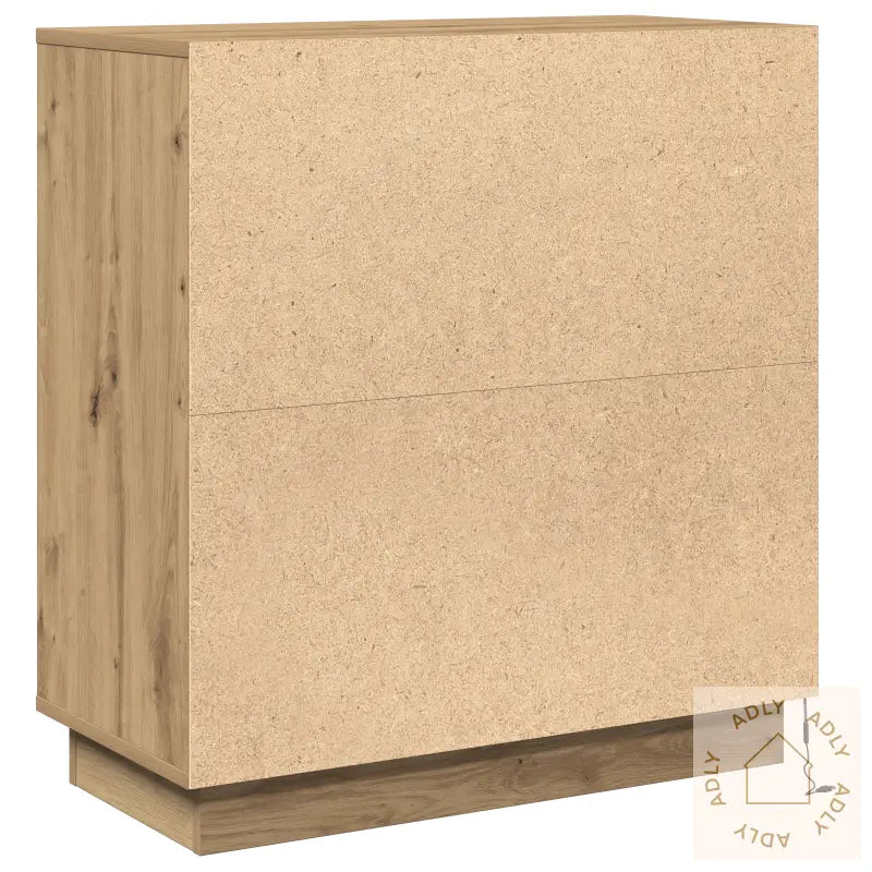 Skap Med Led, I Artisan Eik, 71X34,5X75 Cm, Laget Av Konstruert Tre