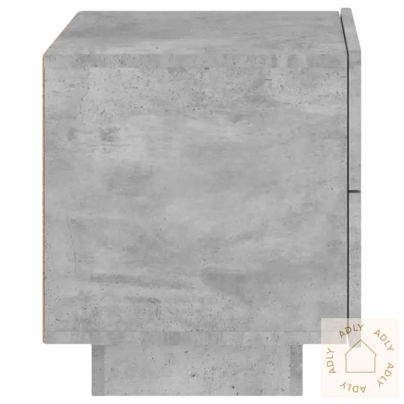 Concrete-look nattbord med rgb led-lys for moderne møbler til hjemmet og hagemøbler