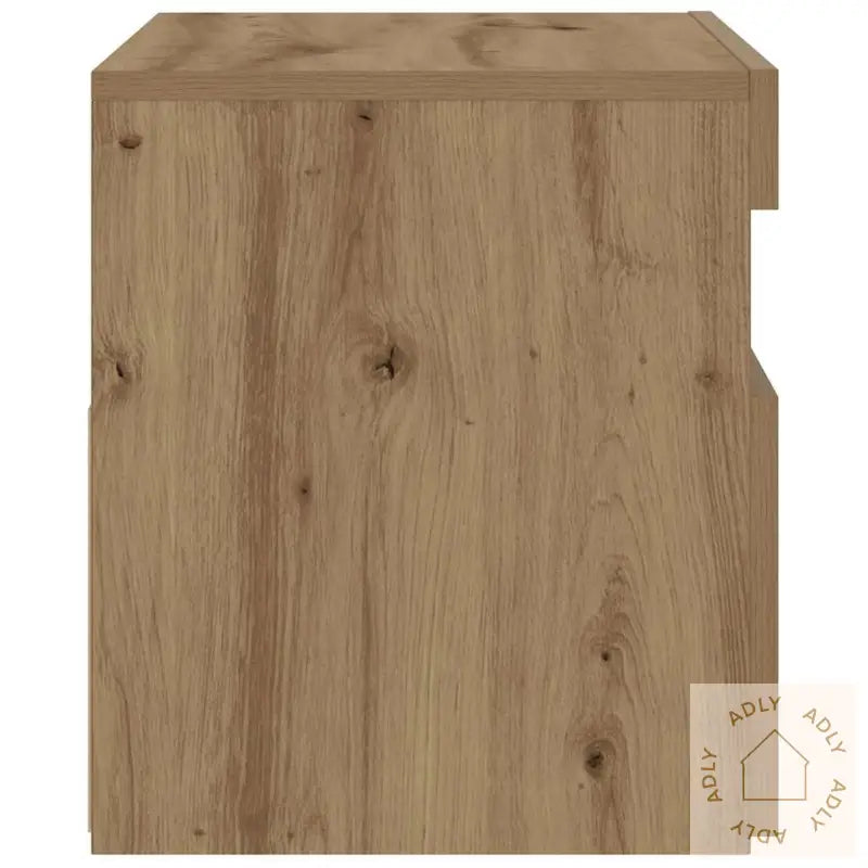 Nattbord Med Led-Lys Artisan Eik 60X35X40 Cm Konstruert Tre