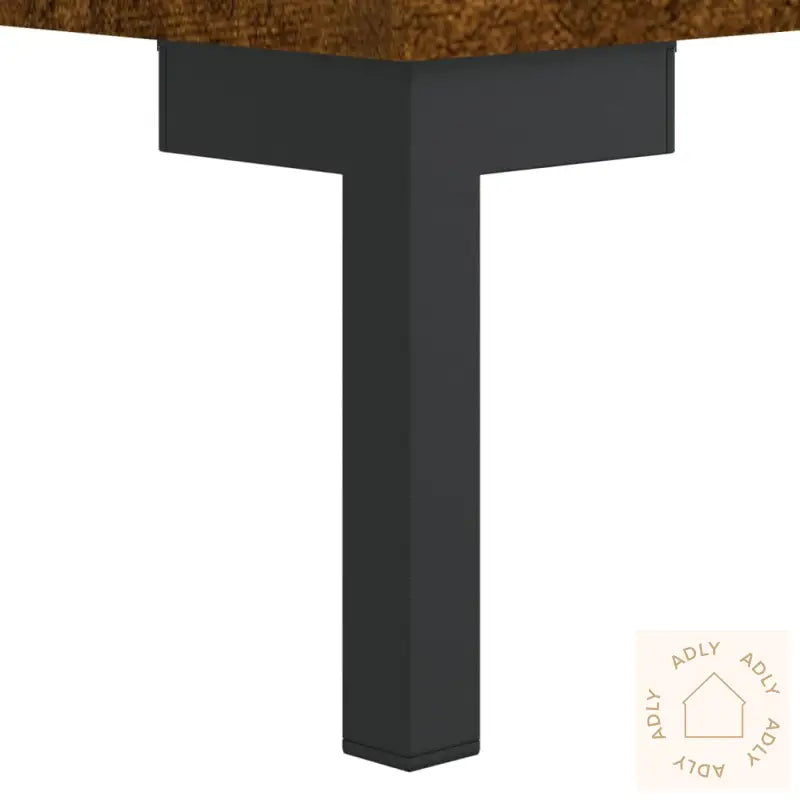 Nattbord 2 Stk Røkt Eik 40X40X50 Cm Konstruert Tre