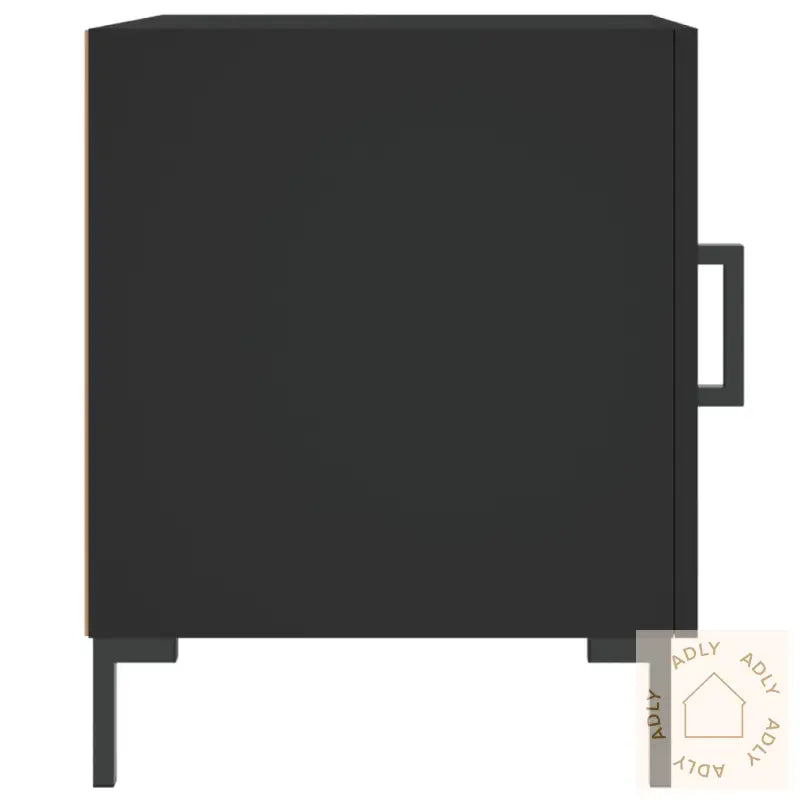 Nattbord 2 Stk Svart 40X40X50 Cm Konstruert Tre