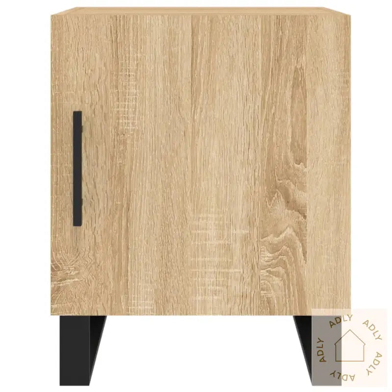 Nattbord 2 Stk Sonoma Eik 40X40X50 Cm Konstruert Tre