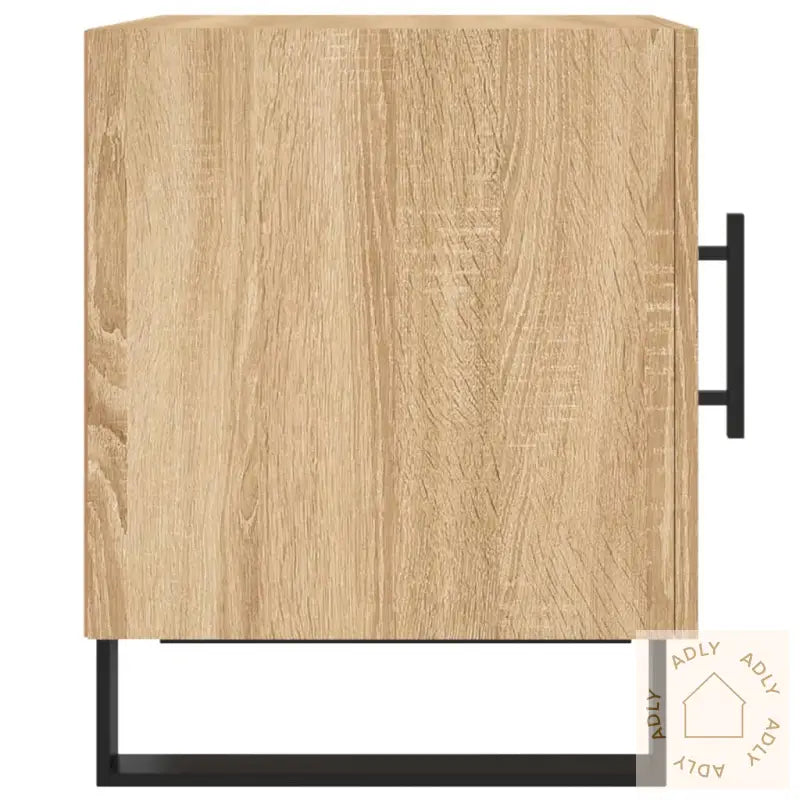 Nattbord 2 Stk Sonoma Eik 40X40X50 Cm Konstruert Tre