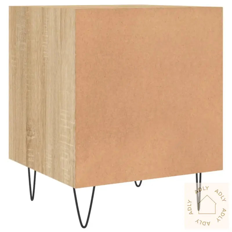 Nattbord Sonoma Eik 40X40X50 Cm Konstruert Tre